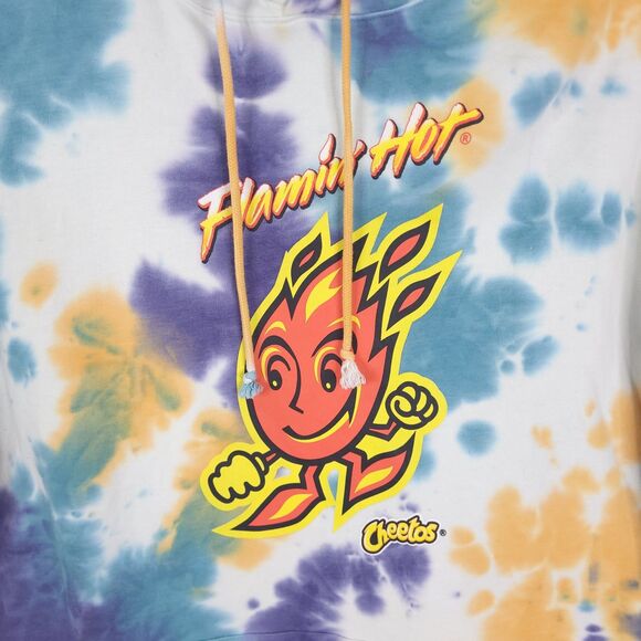 Cheetos Hoodie Tie Dye Size 3XL Long Sleeve Flaming Hot Kangaroo Pocket Hooded - Picture 3 of 14